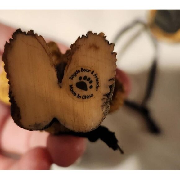 Boyds Bear & Friends Resin Bear Figurine Trio Set With Ribbons Ornaments - Picture 6 of 6